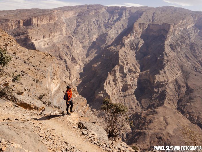 sesja zdjęciowa za granica Jebel Shams Oman